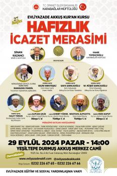 2024 YILI HAFIZLIK İCAZET MERASİMİ